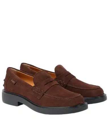 Tod's Suede penny loafers | Thumbnail 1 Tod's Suede penny loafers | Thumbnail 1
