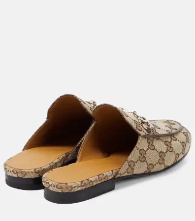 Gucci Princetown GG canvas mules | Thumbnail 2 Gucci Princetown GG canvas mules | Thumbnail 2
