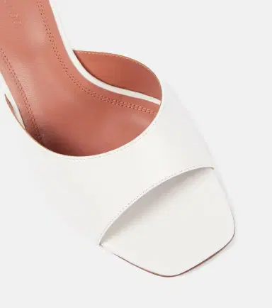 Amina Muaddi Lupita 70 leather mules | Thumbnail 4 Amina Muaddi Lupita 70 leather mules | Thumbnail 4