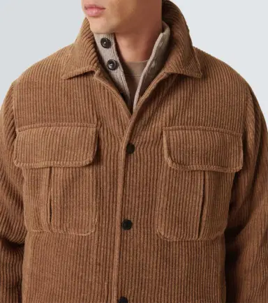 Giorgio Armani Wool and cashmere velvet blouson | Thumbnail 4