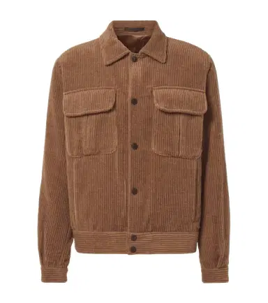 Giorgio Armani Wool and cashmere velvet blouson | Thumbnail 1
