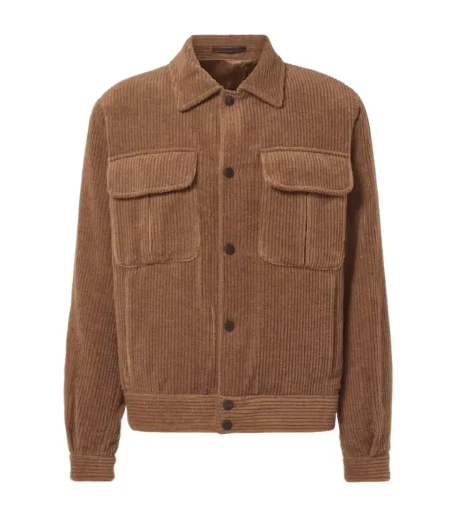 Giorgio Armani Wool and cashmere velvet blouson