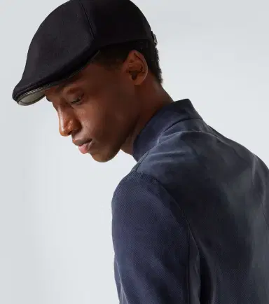 Giorgio Armani Wool and cashmere-blend flat cap | Thumbnail 3 Giorgio Armani Wool and cashmere-blend flat cap | Thumbnail 3