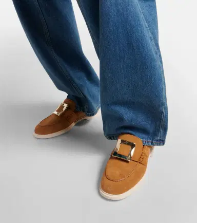 Roger Vivier Viv' Rangers suede loafers | Thumbnail 6