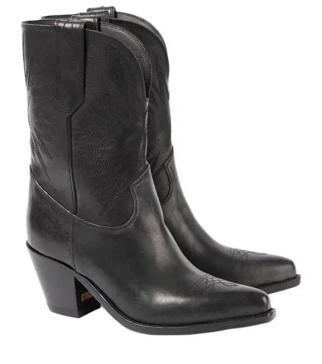 Golden Goose Wish Star leather cowboy boots