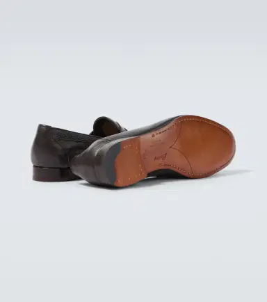 Brioni Appia grained leather penny loafers | Thumbnail 6