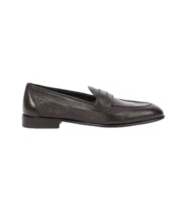 Brioni Appia grained leather penny loafers | Thumbnail 1
