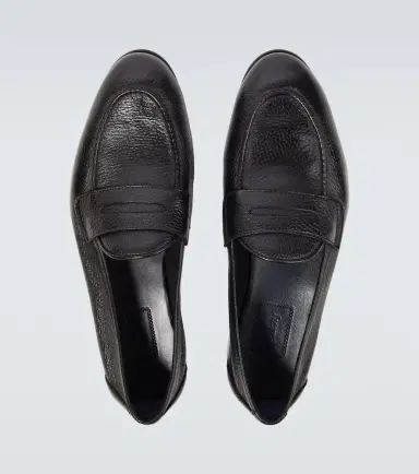 Brioni Appia grained leather penny loafers | Thumbnail 2
