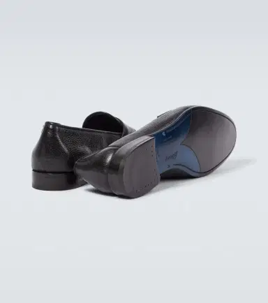 Brioni Appia grained leather penny loafers | Thumbnail 4