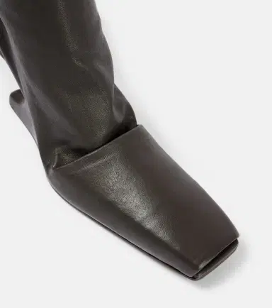 Rick Owens Cantilever leather over-the-knee boots | Thumbnail 3