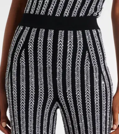 Missoni Chevron lamé flared pants | Thumbnail 2
