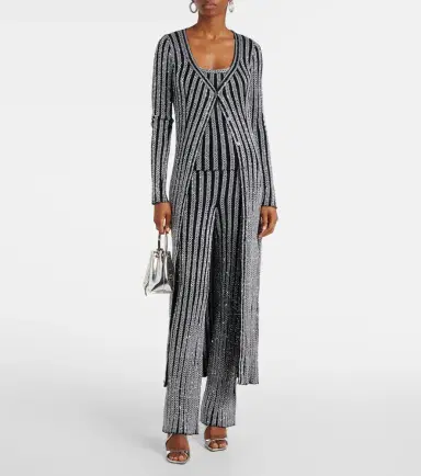 Missoni Chevron lamé flared pants | Thumbnail 4