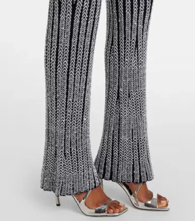 Missoni Chevron lamé flared pants | Thumbnail 5