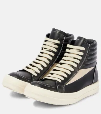Rick Owens Vintage leather high-top sneakers | Thumbnail 2