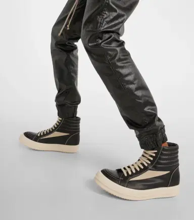 Rick Owens Vintage leather high-top sneakers | Thumbnail 5