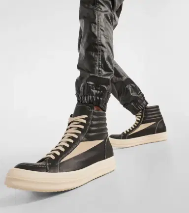 Rick Owens Vintage leather high-top sneakers | Thumbnail 7