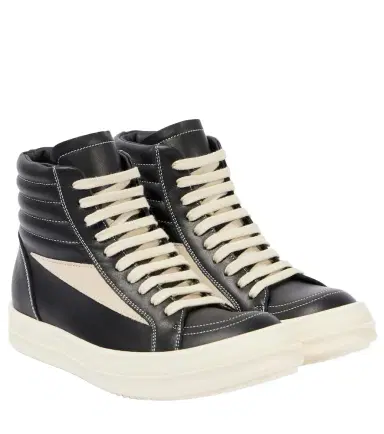 Rick Owens Vintage leather high-top sneakers | Thumbnail 1