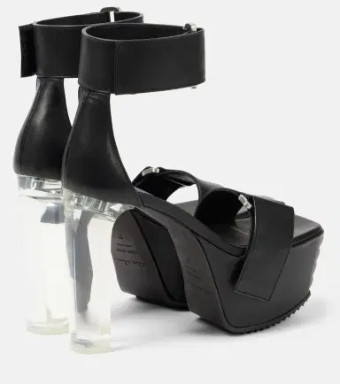 Rick Owens Leather platform sandals | Thumbnail 2
