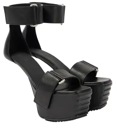 Rick Owens Leather platform sandals | Thumbnail 1