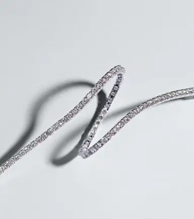 SHAY JEWELRY 18kt white gold tennis bracelet with diamonds | Thumbnail 4