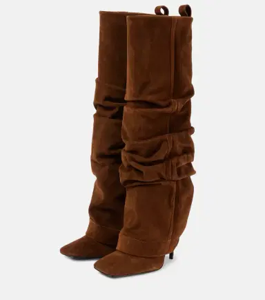 The Attico Rea suede knee-high boots | Thumbnail 3
