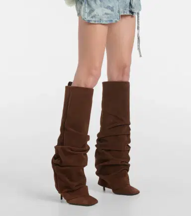 The Attico Rea suede knee-high boots | Thumbnail 5