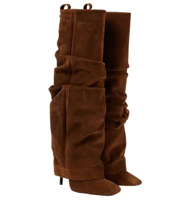The Attico Rea suede knee-high boots