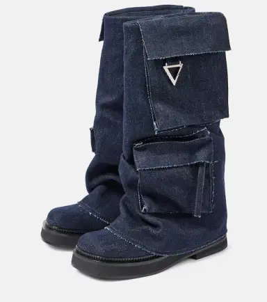 The Attico Robin denim combat boots | Thumbnail 2