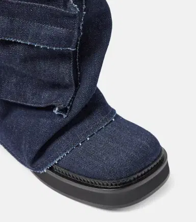 The Attico Robin denim combat boots | Thumbnail 3