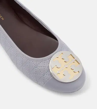 Tory Burch Claire leather ballet flats | Thumbnail 3