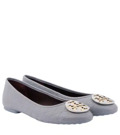Tory Burch Claire leather ballet flats | Thumbnail 1