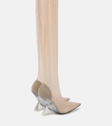 The Attico Cheopissima mesh over-the-knee boots | Thumbnail 4