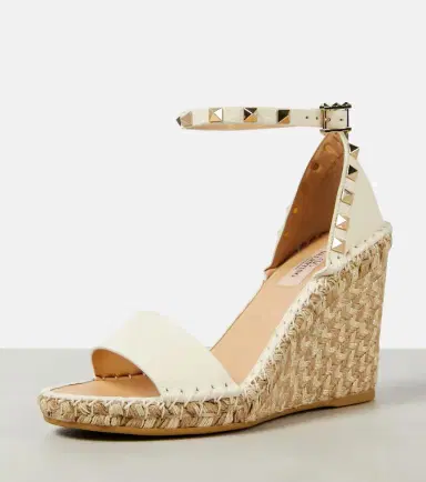 Valentino Garavani Rockstud 105 leather espadrille wedges | Thumbnail 2 Valentino Garavani Rockstud 105 leather espadrille wedges | Thumbnail 2