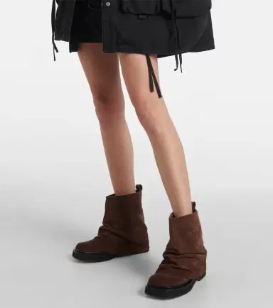 The Attico Mini Robin suede ankle boots | Thumbnail 6
