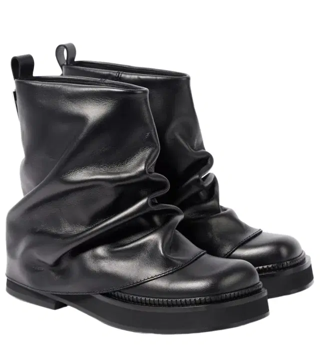 The Attico Robin leather ankle boots