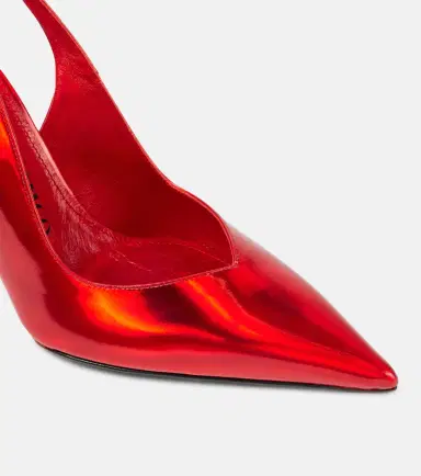 The Attico Cheope leather slingback pumps | Thumbnail 2