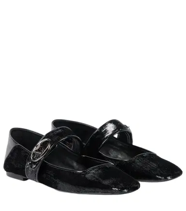 Valentino Garavani VLogo Locker Mary Jane flats | Thumbnail 1 Valentino Garavani VLogo Locker Mary Jane flats | Thumbnail 1