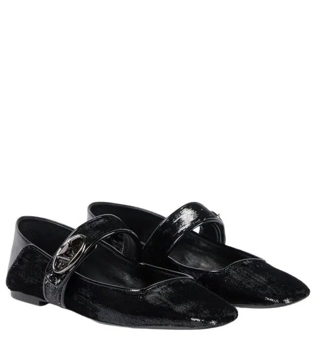 Valentino Garavani VLogo Locker Mary Jane flats