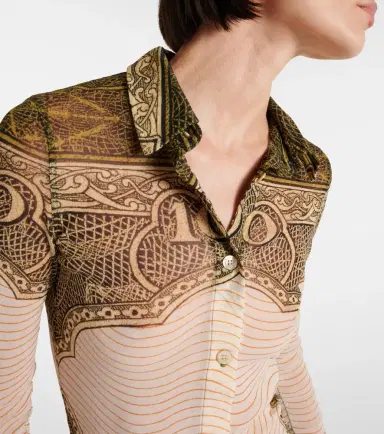 Jean Paul Gaultier Printed mesh shirt | Thumbnail 5