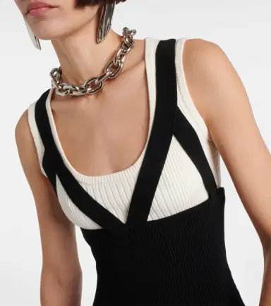 Jean Paul Gaultier Madone ribbed-knit midi dress | Thumbnail 2