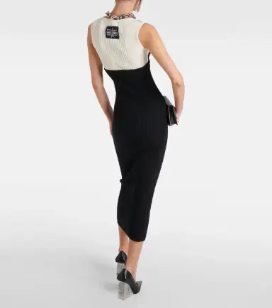 Jean Paul Gaultier Madone ribbed-knit midi dress | Thumbnail 3