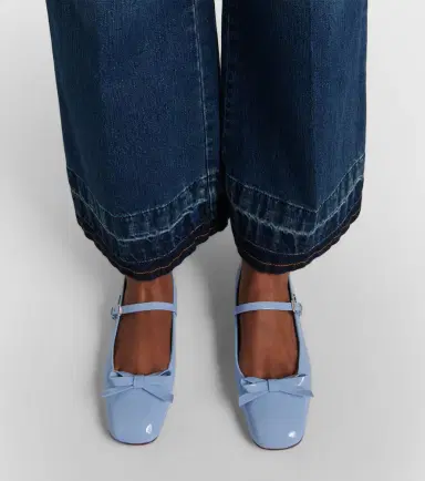 Valentino Garavani Romance Bow patent leather Mary Jane flats | Thumbnail 6 Valentino Garavani Romance Bow patent leather Mary Jane flats | Thumbnail 6