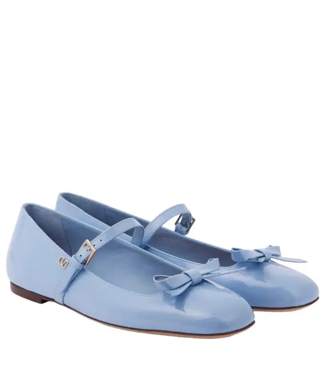 Valentino Garavani Romance Bow patent leather Mary Jane flats