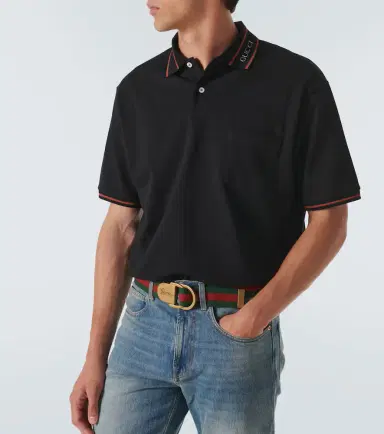 Gucci Cotton-blend piqué polo shirt | Thumbnail 4 Gucci Cotton-blend piqué polo shirt | Thumbnail 4