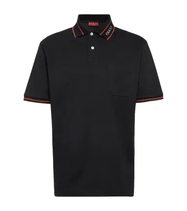 Gucci Cotton-blend piqué polo shirt | Thumbnail 1 Gucci Cotton-blend piqué polo shirt | Thumbnail 1