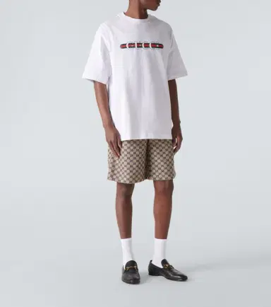 Gucci Logo cotton jersey T-shirt | Thumbnail 3