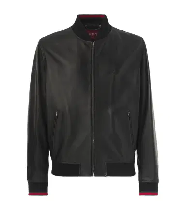Gucci Leather bomber jacket | Thumbnail 1