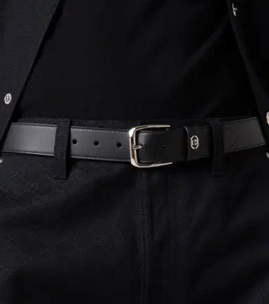 Gucci GG leather belt | Thumbnail 3 Gucci GG leather belt | Thumbnail 3