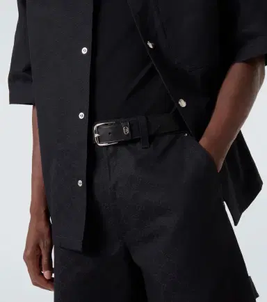 Gucci GG leather belt | Thumbnail 4 Gucci GG leather belt | Thumbnail 4