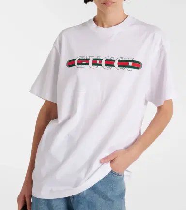 Gucci Logo cotton jersey T-shirt | Thumbnail 2